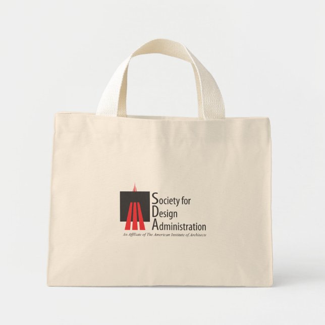 Mini Tote Bag Société d'administration du design (Devant)