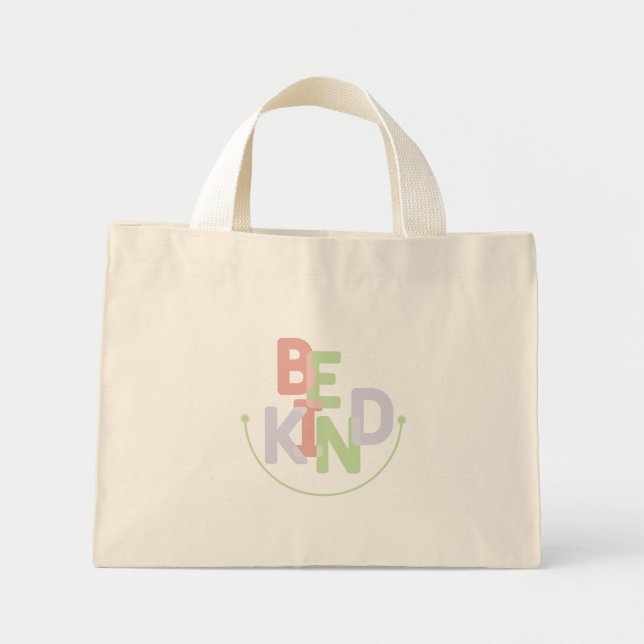 Mini Tote Bag Soyez gentil (Devant)