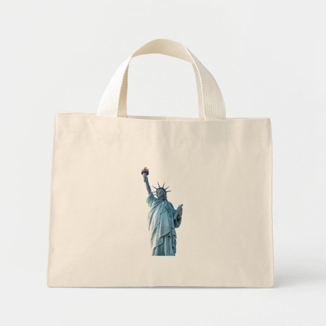 Mini Tote Bag Statue de la liberté (Devant)