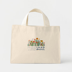 Mini Tote Bag Stoa Floral Romans 11:36 Fourre-tout