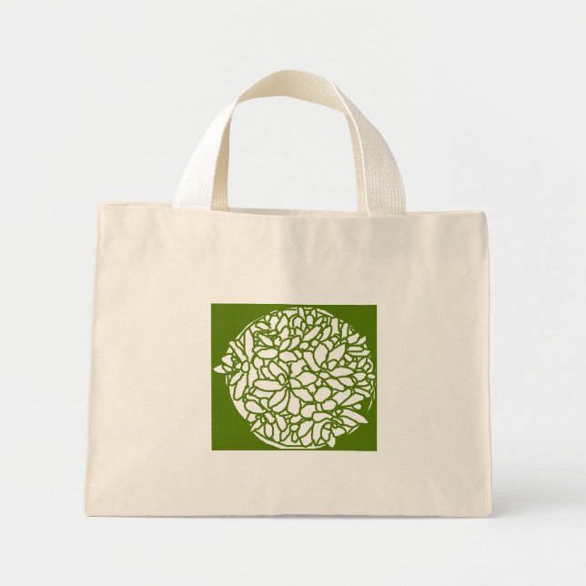 Mini Tote Bag Succulent (Devant)