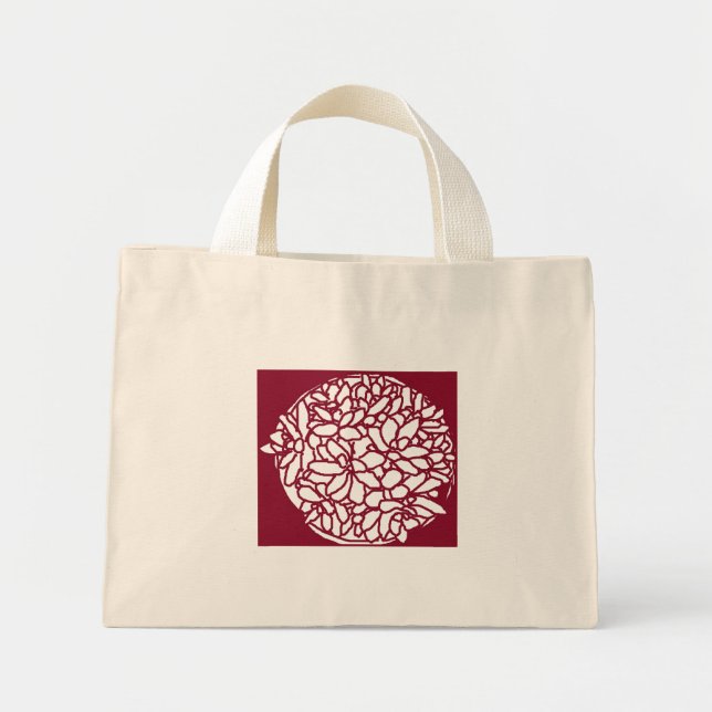 Mini Tote Bag Succulent (Devant)