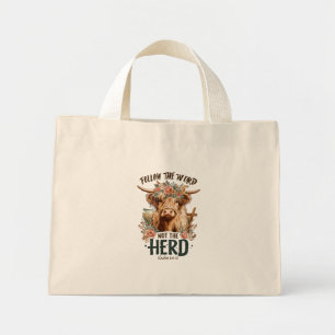 Mini Tote Bag Suivez la parole, pas le troupeau
