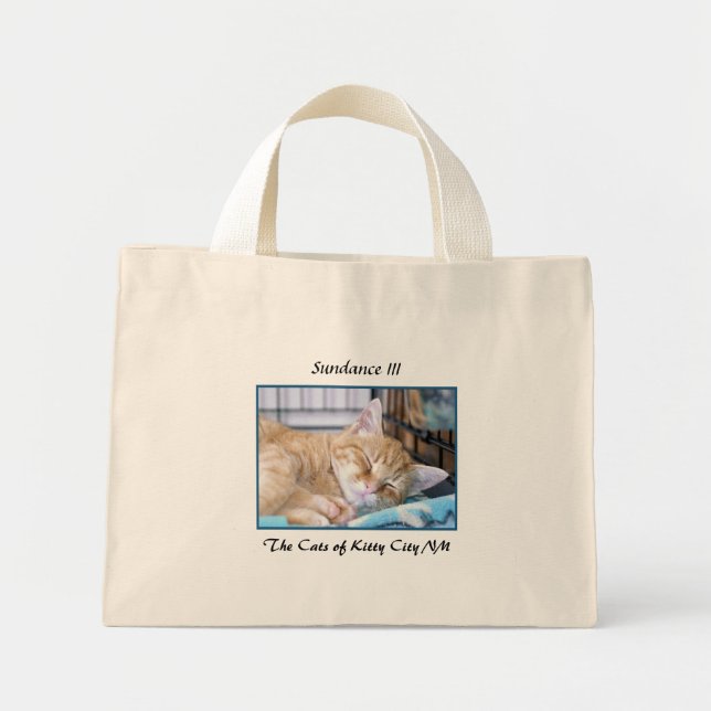 Mini Tote Bag Sundance III, Les Chats de Kitty City NM, Sundan.. (Devant)