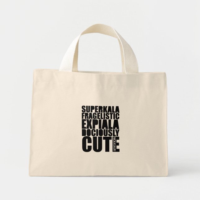 Mini Tote Bag SUPERCUTE ! Baggiepoo[: (Devant)