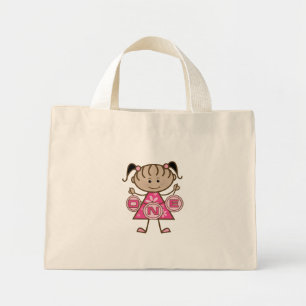 Mini Tote Bag T-shirts et cadeaux pour la petite fille 1er anniv
