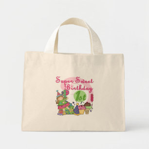 Mini Tote Bag T-shirts et cadeaux Super Sweet 1er anniversaire