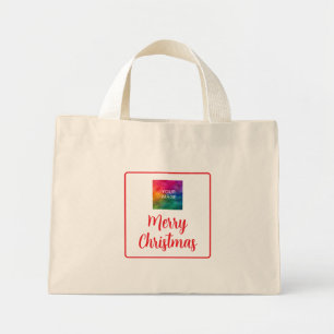 Mini Tote Bag Téléchargez votre photo ou logo personnalisé Joyeu