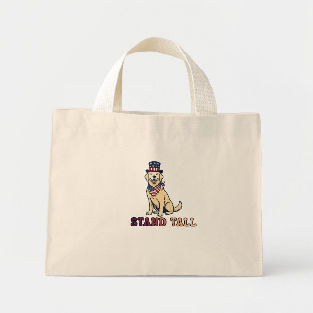 MINI TOTE BAG TIENS-TOI DEBOUT (Devant)