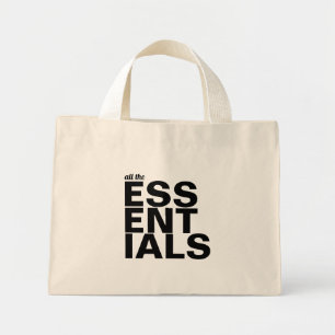 Mini Tote Bag Toutes les ESSENTIELS   Minimaliste moderne 