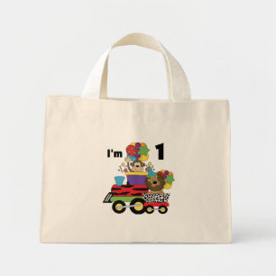 Mini Tote Bag Train Jungle 1er Anniversaire T-shirts et cadeaux