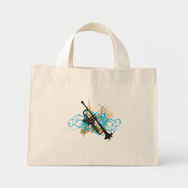 Mini Tote Bag Trumpet urbain (Devant)