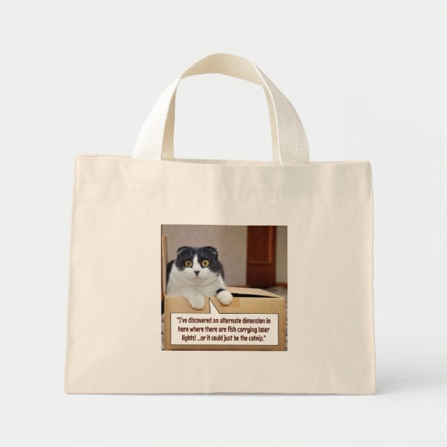 Mini Tote Bag Une autre dimension (Devant)