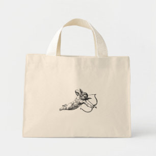 Mini Tote Bag Vintage Cherub Cupid Amour Frappé