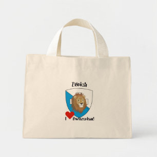 Mini Tote Bag Zürich Schweiz Suisse Svizzera Sack