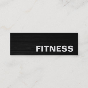Mini Trendy Creative Wood Fitness Carte de visite sport