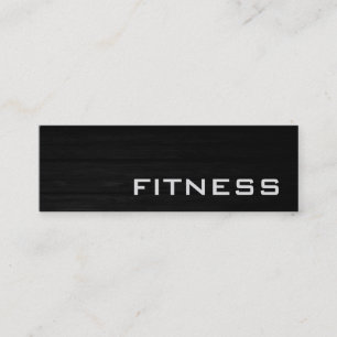 Mini Trendy Creative Wood Fitness Carte de visite sport