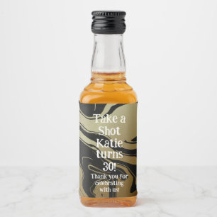 Mini Whiskey Botlle Étiquette, Étiquette Liquor - 