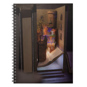 Miniature livre nook diorama - château magique