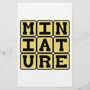 Miniature, Objet de collection minuscule
