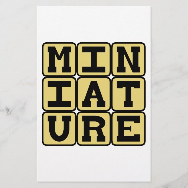 Miniature, Objet de collection minuscule (Devant)