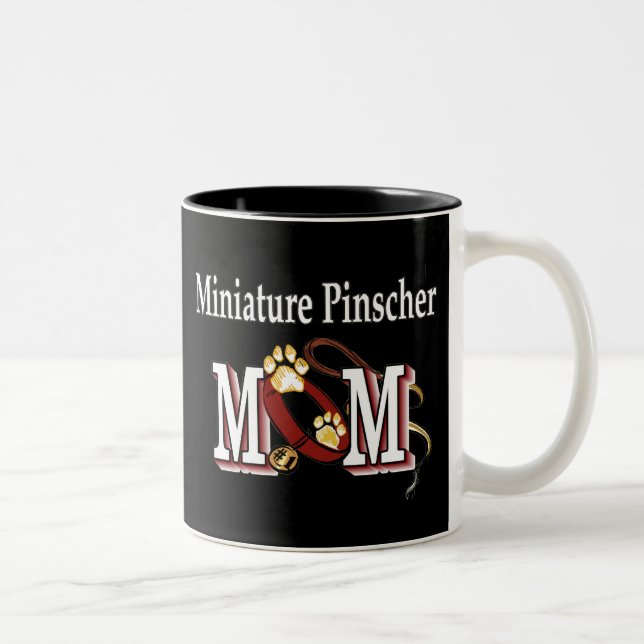 Miniature Pinscher Maman Mug (Droit)