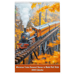 Miniatures de trains Calendrier 2026 – Scènes sais