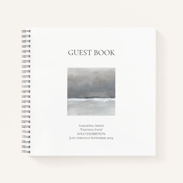 minima Carré Art Show Exhibition Livre d'invité (Devant)