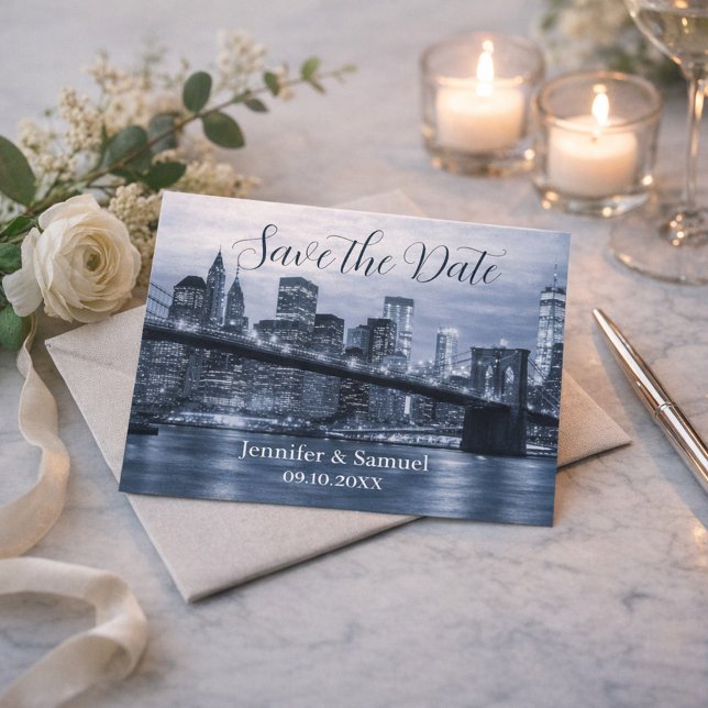 Minimal Blue NYC Design (Créateur téléchargé)