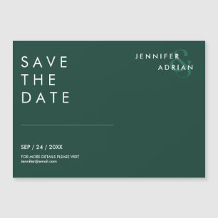 Minimal Brunswick Vert Mariage moderne
