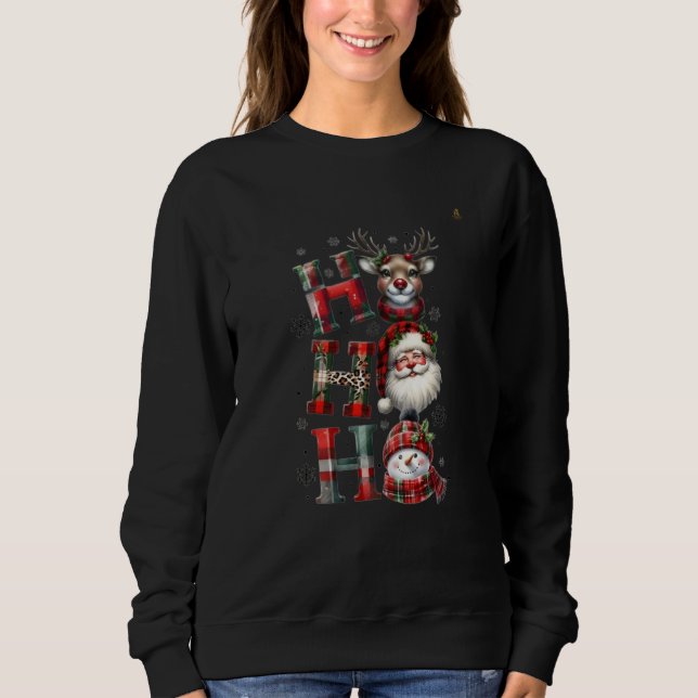 Minimal Christmas Sweatshirt | Modern Holiday Aest (Devant)