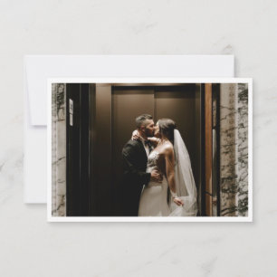 Minimal Élégant Script Photo Merci