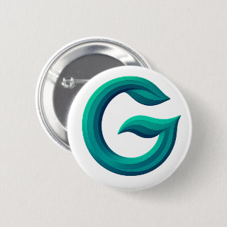 Minimal Letter G Button | Modern Initial Badge