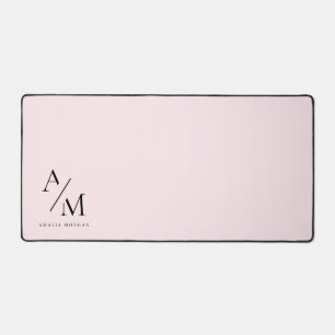 Minimal Pastel rose initial et personnalisé