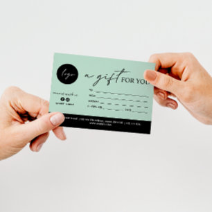 MINIMAL SCRIPT UN CADEAU POUR VOUS LOGO COMPTE SOC