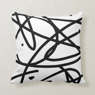 Minimalisme Abstrait Art Motif Coussin Cuchion