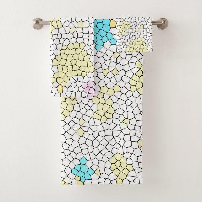 Minimalisme Art Abstrait Pale Pastel Cellules (En situation)