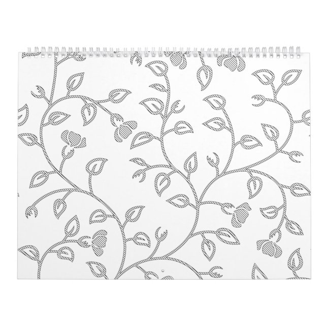 Minimalisme Botanique | Calendrier Mural Personnal (Protection)