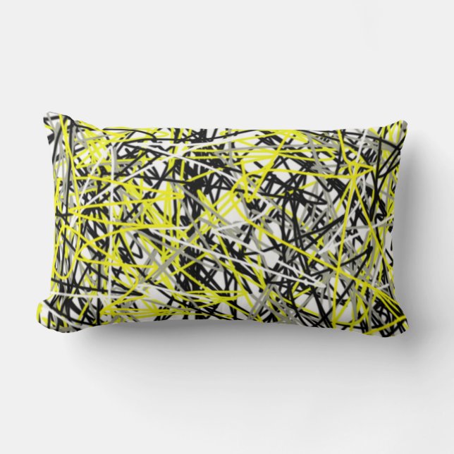 Minimalisme d'art Abstrait Coussin à oreiller (Recto)