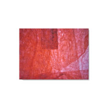 Minimalisme rouge Impression sur toile tendue, Rou