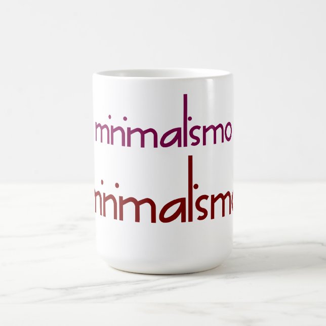 "Minimalismo Text Mug (Centre)