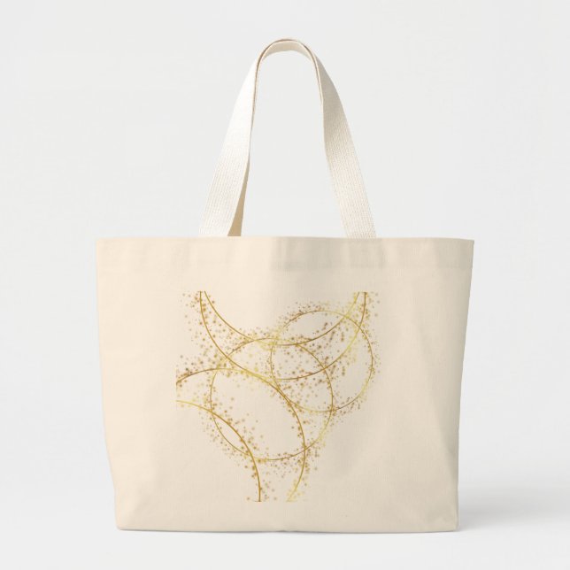 Minimalist Abstract Line Art Tote Bag (Devant)