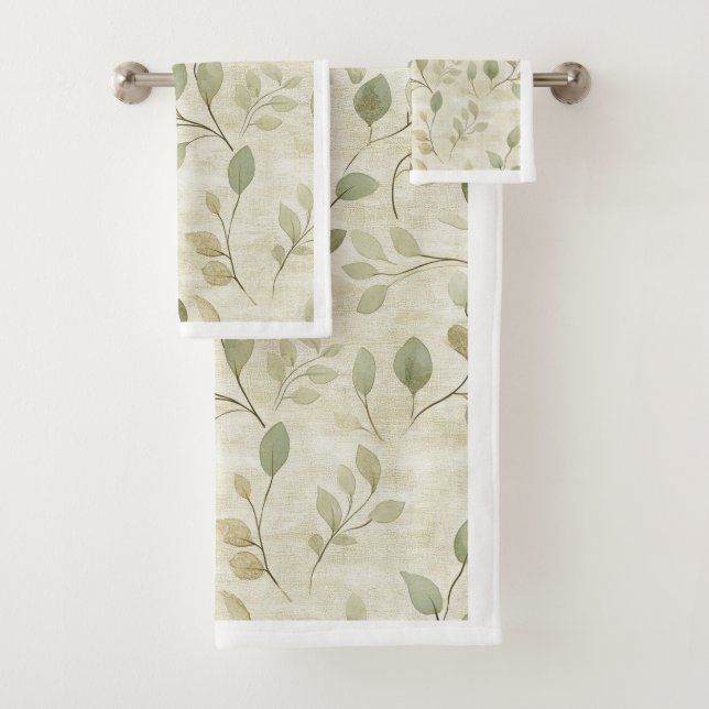 Minimalist Art Towel | Home & Living Elegance (En situation)