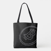 Minimalist Bitcoin Tote Bag