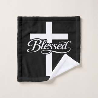 Minimalist Blessed Cross Christian Faith Design