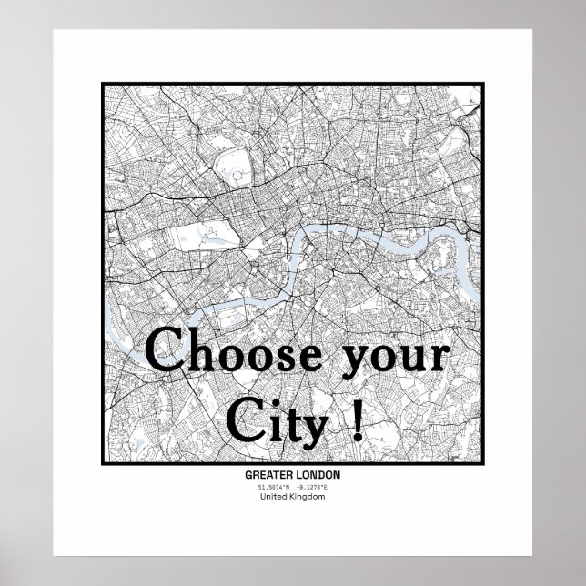 Minimalist City Maps Poster Line Art EUROPE (Devant)
