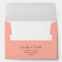 Minimalist Coral A7 Envelope
