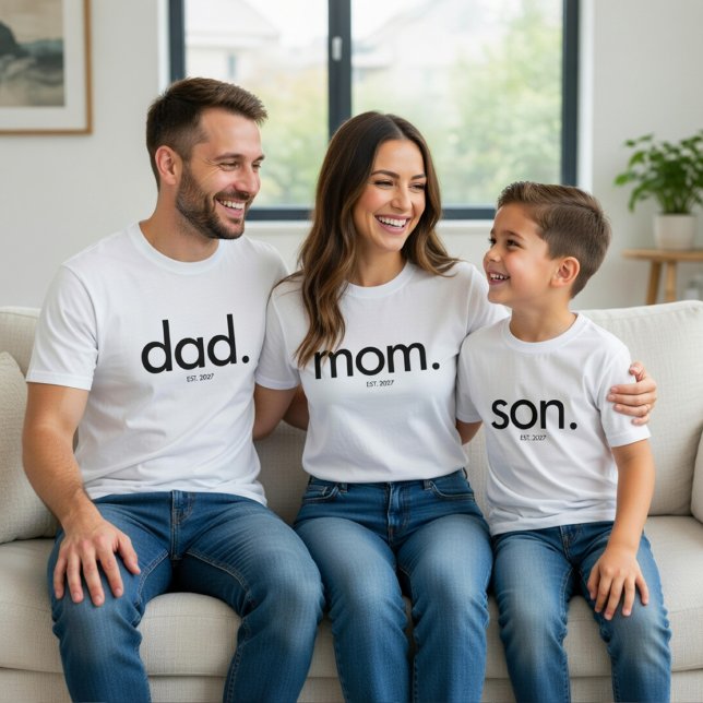 Minimalist Dad T-Shirt | dad. Shirt Modern (Créateur téléchargé)