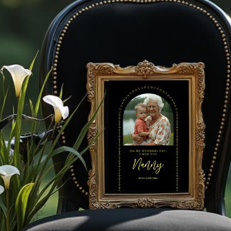 Minimalist Elegant Wedding Photo Tribute Memorial 