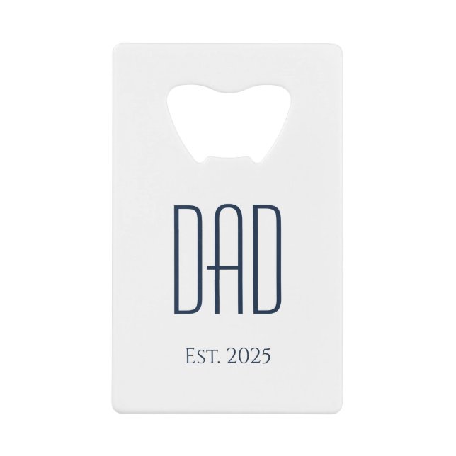 Minimalist Father's Day Simple New Dad  (Devant)